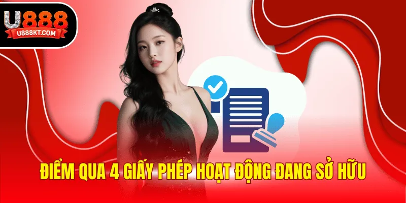 Điểm qua 4 giấy phép hoạt động đang sở hữu